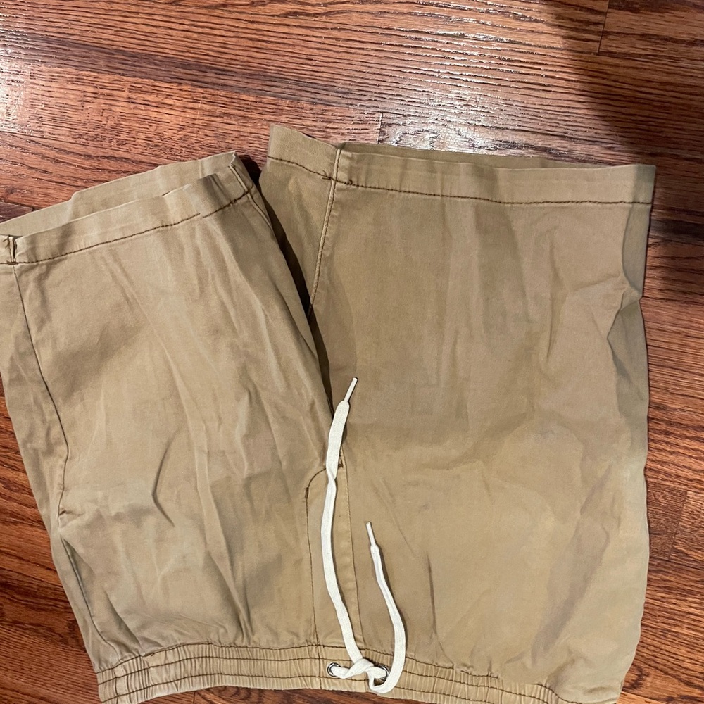 PacSun Tan Athletic Shorts Comfortable Cotton Blend